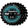 Makita B-61656-3 3/Pack Framing 7-1/4 In. 24T Carbide-Tipped Max Efficiency Circular Saw Blade -Cheap Makita Store mktnb 61656 3
