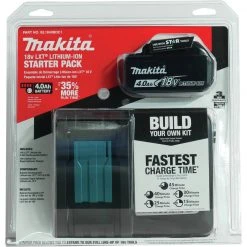 Makita BL1840BDC1 18V LXT 4 Ah Lithium-Ion Compact Battery And Rapid Charger Kit -Cheap Makita Store mktnbl1840bdc1 h