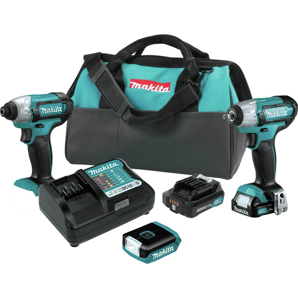 Makita CT324 12V/1.5 Ah/3 Pc. MAX CXT Li-Ion Combo Kit 3 Makita CT324 12V/1.5 Ah/3 Pc. MAX CXT Li-Ion Combo Kit