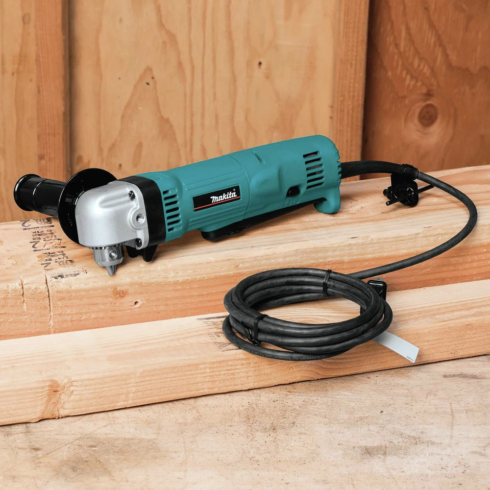 Makita DA3010F 4 Amp 0 - 2400 RPM Variable Speed 3/8 In. Corded Angle Drill With Light 7 Makita DA3010F 4 Amp 0 - 2400 RPM Variable Speed 3/8 In. Corded Angle Drill With Light - Image 5