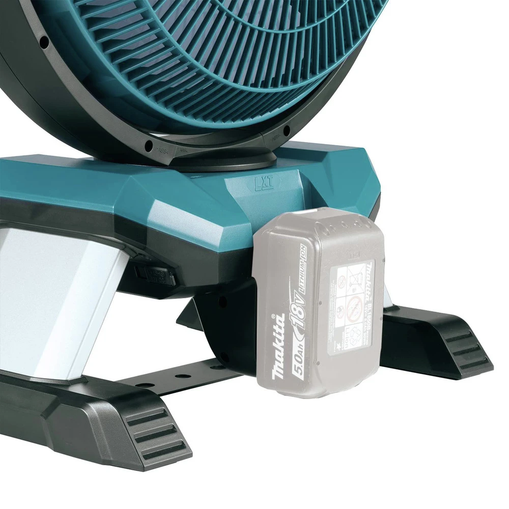 Makita DCF301Z 18V LXT 3-Speed Lithium-Ion 13 In. Cordless/Corded Job Site Fan (Tool Only) 3 Makita DCF301Z 18V LXT 3-Speed Lithium-Ion 13 In. Cordless/Corded Job Site Fan (Tool Only) - Image 2