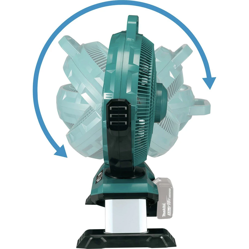 Makita DCF301Z 18V LXT 3-Speed Lithium-Ion 13 In. Cordless/Corded Job Site Fan (Tool Only) 9 Makita DCF301Z 18V LXT 3-Speed Lithium-Ion 13 In. Cordless/Corded Job Site Fan (Tool Only) - Image 8