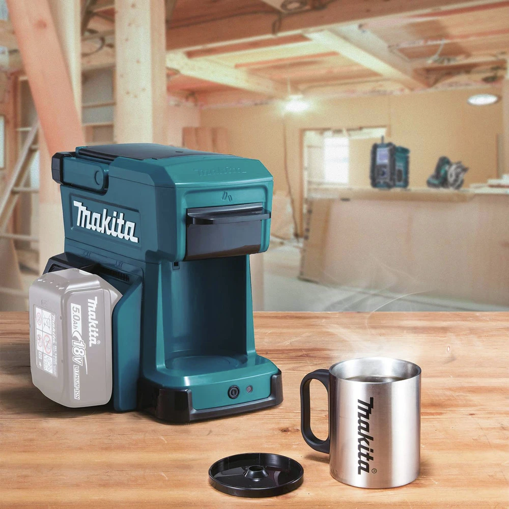 Makita DCM501Z 18V LXT / 12V Max CXT Lithium-Ion Coffee Maker (Tool Only) 15 Makita DCM501Z 18V LXT / 12V Max CXT Lithium-Ion Coffee Maker (Tool Only) - Image 15