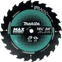Makita E-07272 10-1/4 In. 24T Carbide-Tipped Max Efficiency Framing Circular Saw Blade
