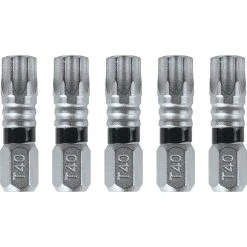 Makita E-10609 Impact XPS T40 Torx 1 In. Insert Bit (5-Piece/Pack)