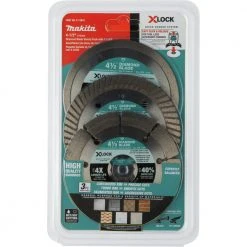 Makita E-12647 3-Piece X-LOCK 4-1/2 In. Diamond Blade Variety Pack For Masonry Cutting -Cheap Makita Store mktne 12647 d