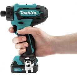 Makita FD10R1 12V Max CXT Lithium-Ion Hex Brushless 1/4 In. Cordless Drill Driver Kit (2 Ah) -Cheap Makita Store mktnfd10r1 c