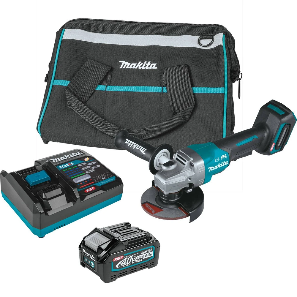 Makita GAG03M1 40V Max XGT Brushless Lithium-Ion 4-1/2 In./5 In. Cordless Paddle Switch Angle Grinder Kit With Electric Brake (4 Ah) 3 Makita GAG03M1 40V Max XGT Brushless Lithium-Ion 4-1/2 In./5 In. Cordless Paddle Switch Angle Grinder Kit With Electric Brake (4 Ah)
