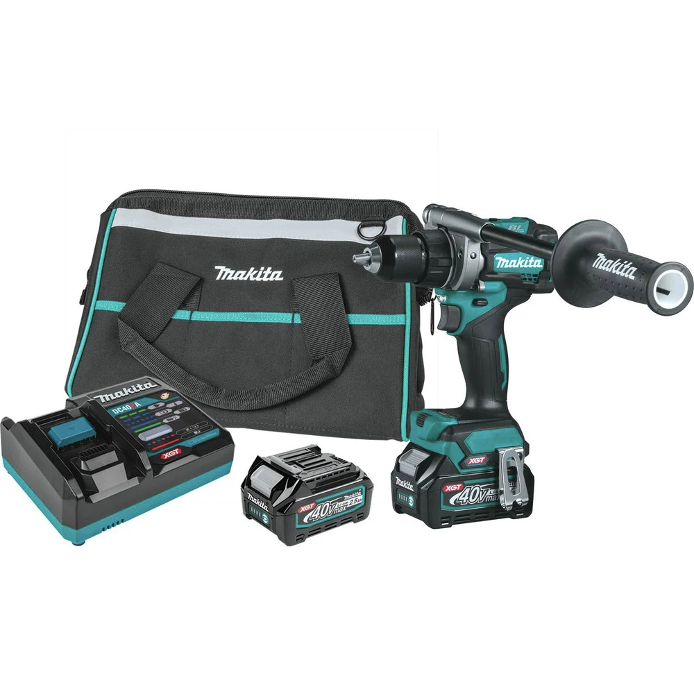 Makita GFD01D 40V Max XGT Brushless Lithium-Ion 1/2 In. Cordless Drill Driver Kit (2.5 Ah) 3 Makita GFD01D 40V Max XGT Brushless Lithium-Ion 1/2 In. Cordless Drill Driver Kit (2.5 Ah)