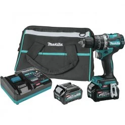 Makita GPH02D 40V Max XGT Compact Brushless Lithium-Ion 1/2 In. Cordless Hammer Drill Driver Kit (2.5 Ah)