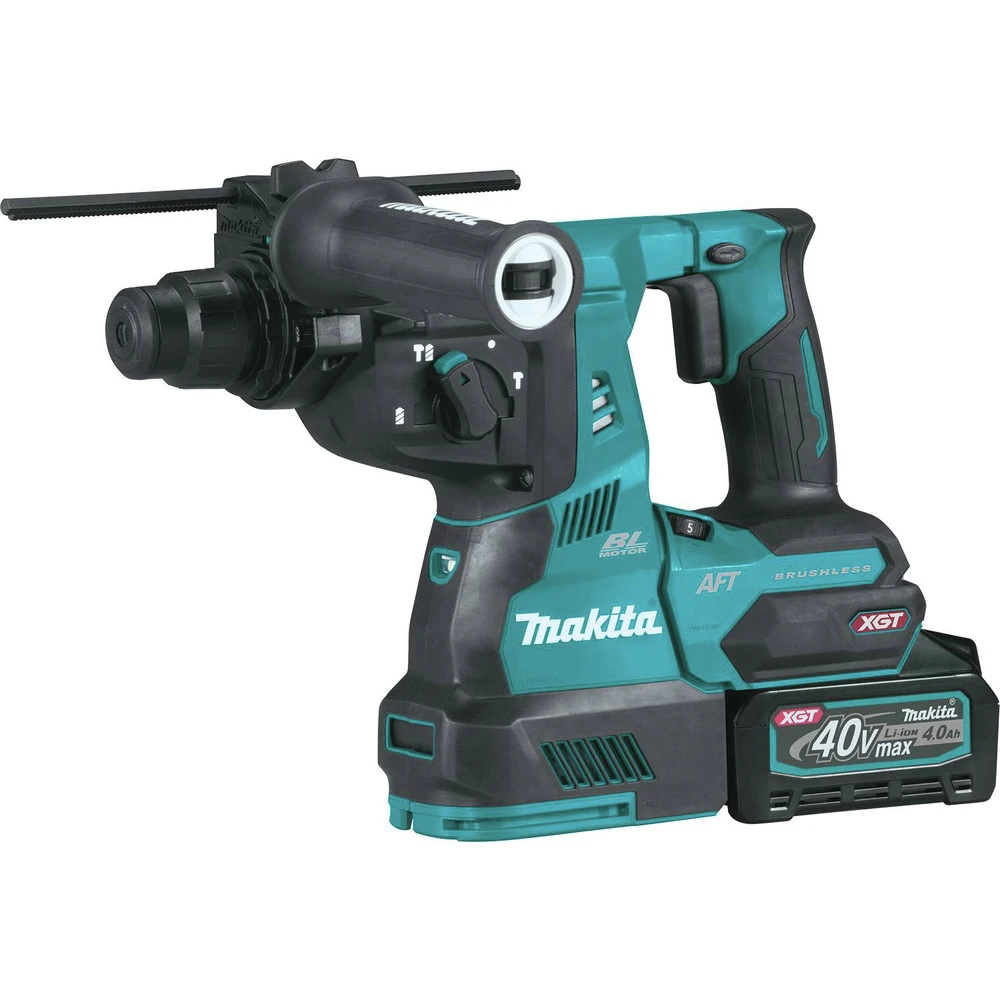 Makita GRH01M1 40V Max XGT Brushless Lithium-Ion 1-1/8 In. AVT Rotary Hammer Kit (4 Ah) 4 Makita GRH01M1 40V Max XGT Brushless Lithium-Ion 1-1/8 In. AVT Rotary Hammer Kit (4 Ah) - Image 2