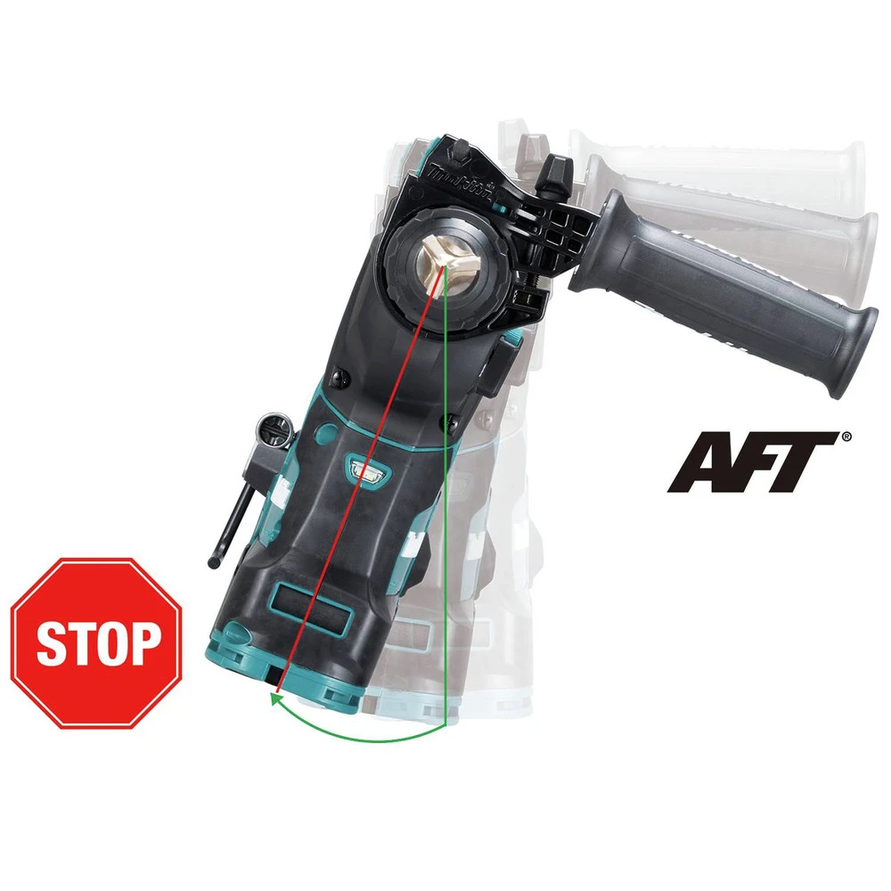 Makita GRH01Z 40V Max XGT Brushless Lithium-Ion 1-1/8 In. Cordless AVT Rotary Hammer (Tool Only) 7 Makita GRH01Z 40V Max XGT Brushless Lithium-Ion 1-1/8 In. Cordless AVT Rotary Hammer (Tool Only) - Image 5