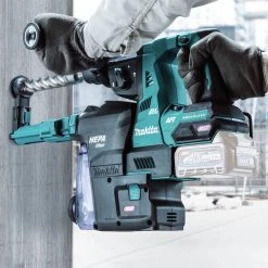 Makita GRH01ZW 40V Max XGT AWS Capable Brushless Lithium-Ion 1-1/8 In. Cordless AVT Rotary Hammer With Dust Extractor, Accepts SDS-MAX, AFT Bits (Tool Only) -Cheap Makita Store mktngrh01zw i