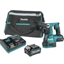 Makita GRH02M1 40V Max XGT Brushless Lithium-Ion 1-1/8 In. Cordless AVT Rotary Hammer Kit With Interchangeable Chuck (4 Ah)