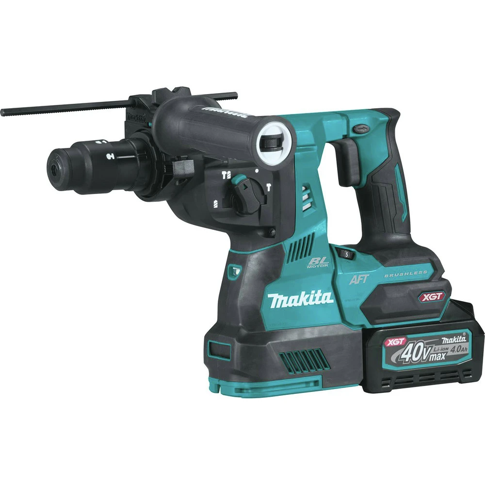 Makita GRH02M1 40V Max XGT Brushless Lithium-Ion 1-1/8 In. Cordless AVT Rotary Hammer Kit With Interchangeable Chuck (4 Ah) 4 Makita GRH02M1 40V Max XGT Brushless Lithium-Ion 1-1/8 In. Cordless AVT Rotary Hammer Kit With Interchangeable Chuck (4 Ah) - Image 2