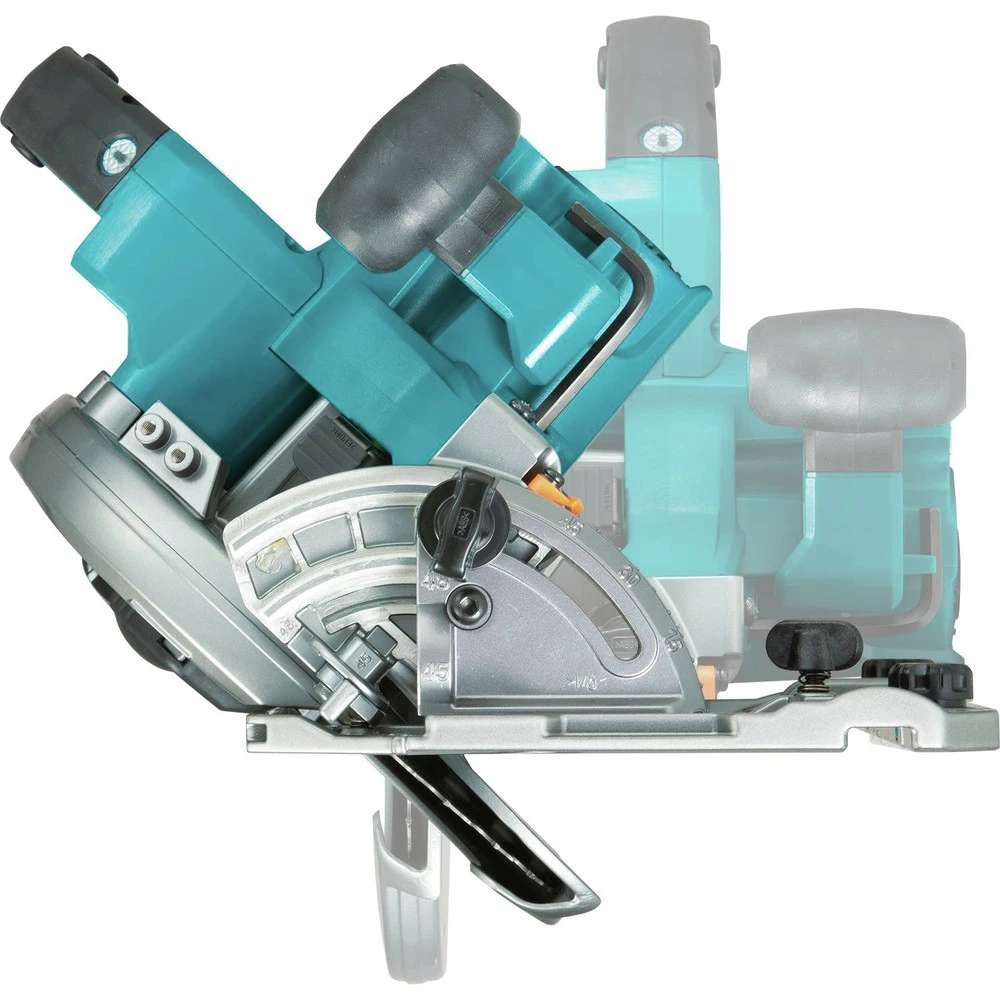 Makita GSH02M1 40V Max XGT AWS Capable Brushless Lithium-Ion 7-1/4 In. Cordless Circular Saw Kit With Guide Rail Compatible Base (4 Ah) 8 Makita GSH02M1 40V Max XGT AWS Capable Brushless Lithium-Ion 7-1/4 In. Cordless Circular Saw Kit With Guide Rail Compatible Base (4 Ah) - Image 6