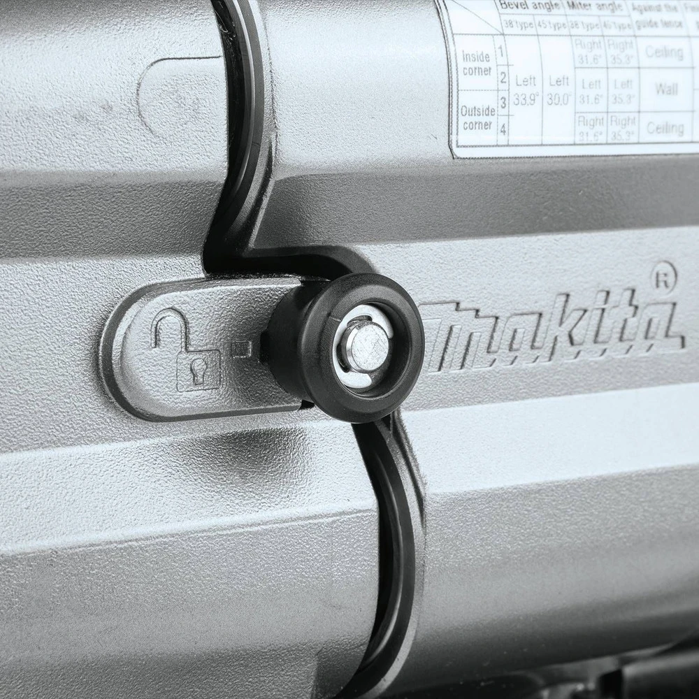 Makita GSL02M1 40V Max XGT Brushless Lithium-Ion 8-1/2 In. Cordless AWS Capable Dual-Bevel Sliding Compound Miter Saw Kit (4 Ah) 9 Makita GSL02M1 40V Max XGT Brushless Lithium-Ion 8-1/2 In. Cordless AWS Capable Dual-Bevel Sliding Compound Miter Saw Kit (4 Ah) - Image 7