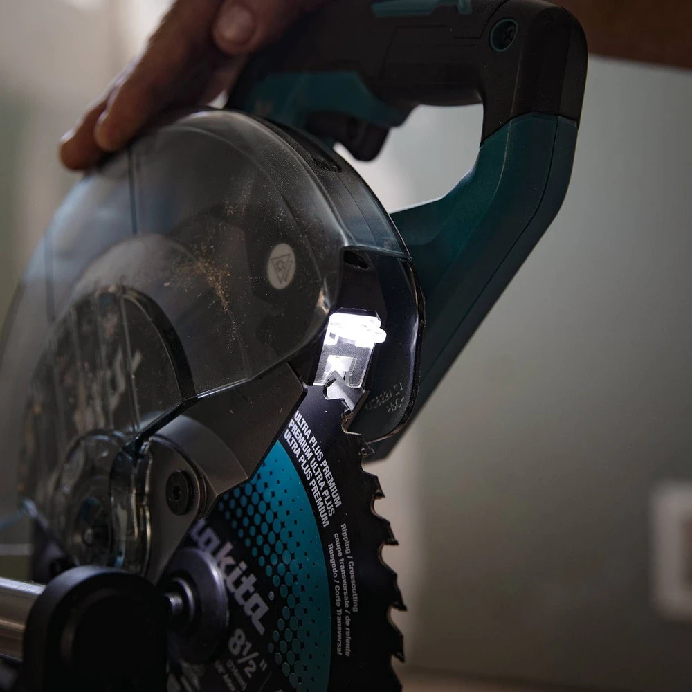 Makita GSL02M1 40V Max XGT Brushless Lithium-Ion 8-1/2 In. Cordless AWS Capable Dual-Bevel Sliding Compound Miter Saw Kit (4 Ah) 13 Makita GSL02M1 40V Max XGT Brushless Lithium-Ion 8-1/2 In. Cordless AWS Capable Dual-Bevel Sliding Compound Miter Saw Kit (4 Ah) - Image 11