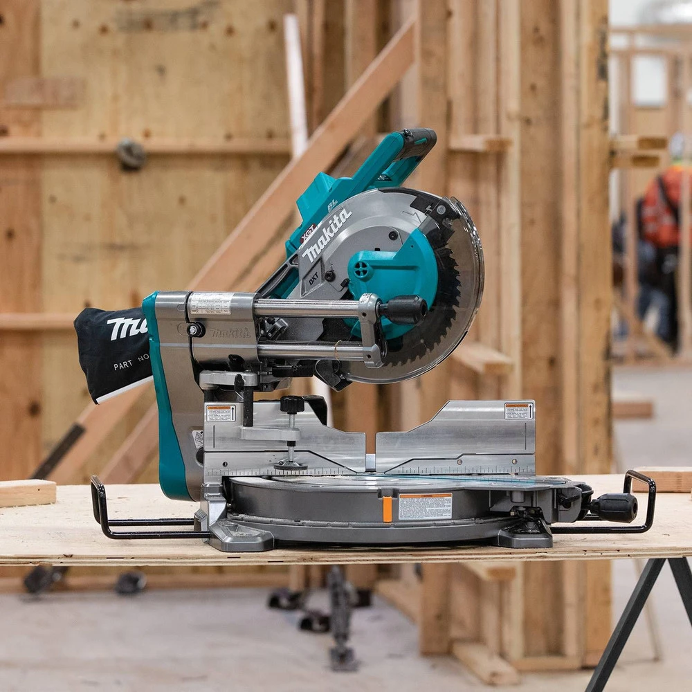 Makita GSL03Z 40V Max XGT Brushless Lithium-Ion 10 In. Cordless AWS Capable Dual-Bevel Sliding Compound Miter Saw (Tool Only) 8 Makita GSL03Z 40V Max XGT Brushless Lithium-Ion 10 In. Cordless AWS Capable Dual-Bevel Sliding Compound Miter Saw (Tool Only) - Image 6