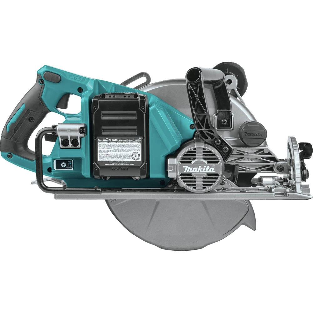 Makita GSR02M1 40V Max XGT AWS Capable Brushless Lithium-Ion 10-1/4 In. Cordless Rear Handle Circular Saw Kit (4 Ah) 6 Makita GSR02M1 40V Max XGT AWS Capable Brushless Lithium-Ion 10-1/4 In. Cordless Rear Handle Circular Saw Kit (4 Ah) - Image 4