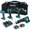 Makita GT401M1D1 40V Max XGT Brushless Lithium-Ion 1-1/4 In. Cordless Reciprocating Saw 4-Tool Combo Kit (2.5 Ah/4 Ah) -Cheap Makita Store mktngt401m1d1