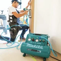 Makita MAC320Q Quiet Series 1-1/2 HP 3 Gallon Oil-Free Hand Carry Air Compressor -Cheap Makita Store mktnmac320q n
