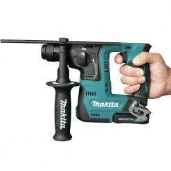 Makita RH02R1 12V Max CXT Lithium-Ion 9/16 In. Rotary Hammer Kit, Accepts SDS-PLUS Bits (2.0Ah) -Cheap Makita Store mktnrh02r1 c