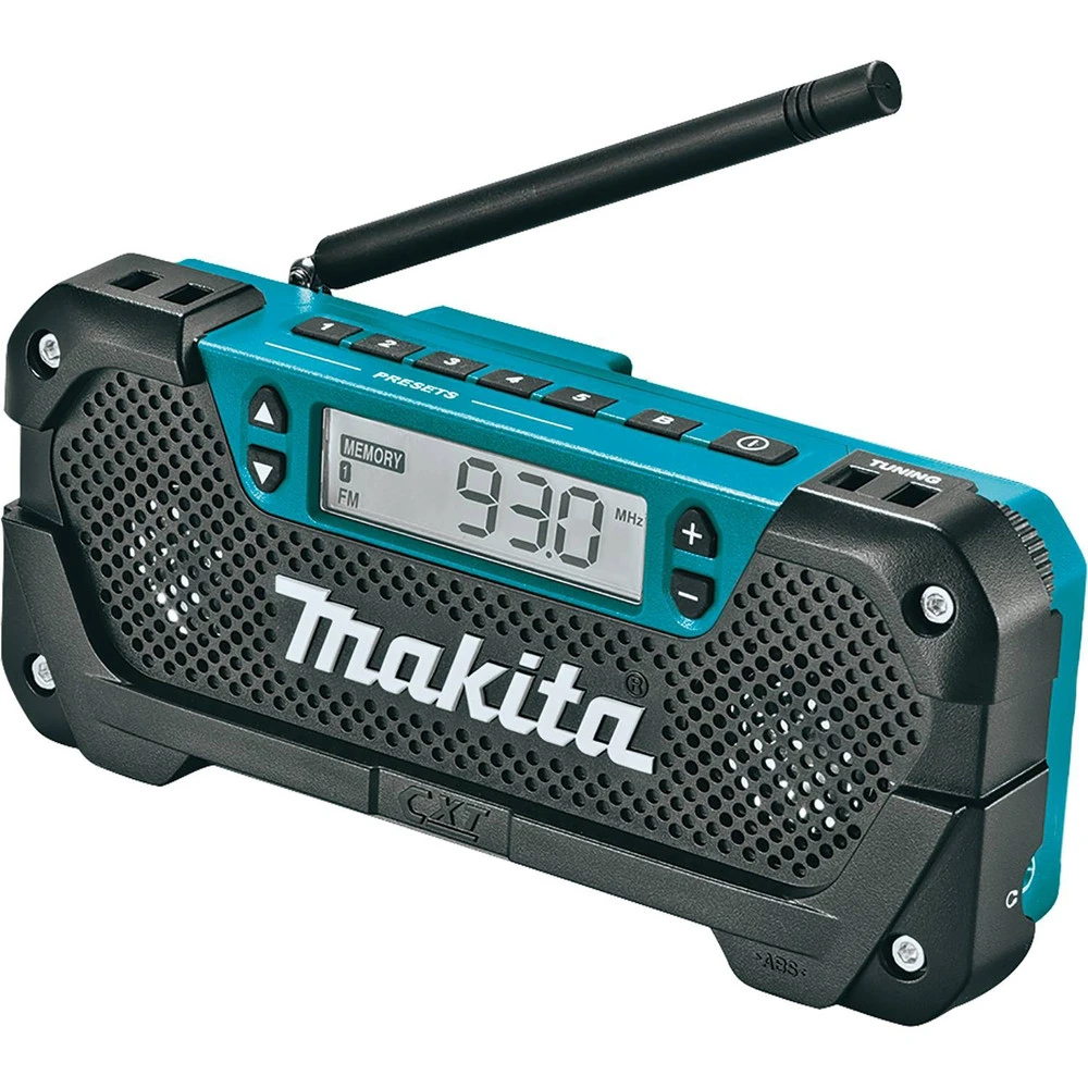 Makita RM02 12V Max CXT Cordless Lithium-Ion Compact Job Site Radio (Tool Only) 3 Makita RM02 12V Max CXT Cordless Lithium-Ion Compact Job Site Radio (Tool Only)