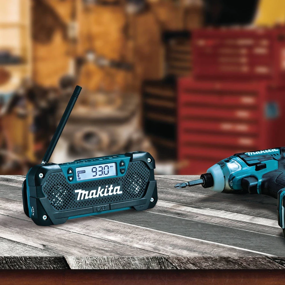 Makita RM02 12V Max CXT Cordless Lithium-Ion Compact Job Site Radio (Tool Only) 13 Makita RM02 12V Max CXT Cordless Lithium-Ion Compact Job Site Radio (Tool Only) - Image 11