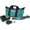 Makita RW01R1 12V Max CXT Lithium-Ion Cordless 3/8 In. / 1/4 In. Square Drive Ratchet Kit (2 Ah) -Cheap Makita Store mktnrw01r1