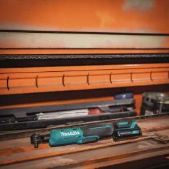 Makita RW01R1 12V Max CXT Lithium-Ion Cordless 3/8 In. / 1/4 In. Square Drive Ratchet Kit (2 Ah) -Cheap Makita Store mktnrw01r1 g