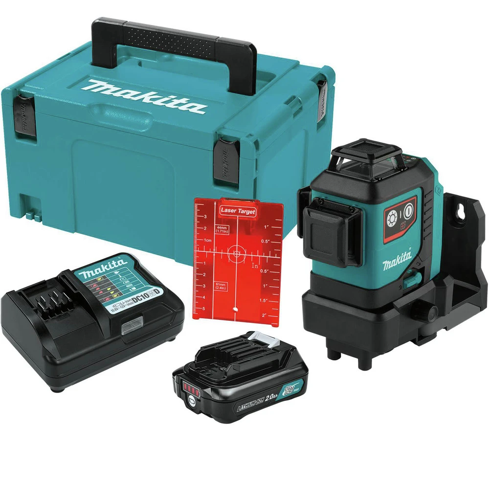 Makita SK700DNAJ 12V Max CXT Lithium-Ion Self-Leveling 360 Degrees Cordless 3-Plane Red Laser Kit (2 Ah) 3 Makita SK700DNAJ 12V Max CXT Lithium-Ion Self-Leveling 360 Degrees Cordless 3-Plane Red Laser Kit (2 Ah)
