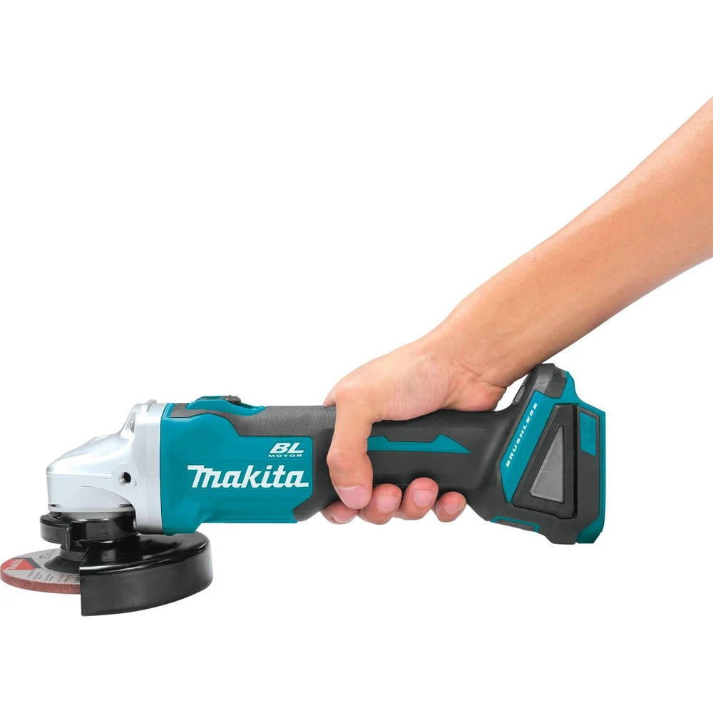 Makita XAG04Z 18V LXT Lithium-Ion Brushless Cordless 4-1/2 / 5 In. Cut-Off/Angle Grinder, (Tool Only) 4 Makita XAG04Z 18V LXT Lithium-Ion Brushless Cordless 4-1/2 / 5 In. Cut-Off/Angle Grinder, (Tool Only) - Image 2