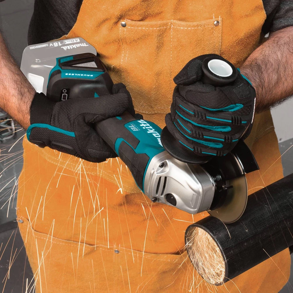 Makita XAG11Z 18V LXT Lithium-Ion Brushless Cordless 4-1/2 / 5 In. Paddle Switch Cut-Off/Angle Grinder With Electric Brake (Tool Only) 7 Makita XAG11Z 18V LXT Lithium-Ion Brushless Cordless 4-1/2 / 5 In. Paddle Switch Cut-Off/Angle Grinder With Electric Brake (Tool Only) - Image 5