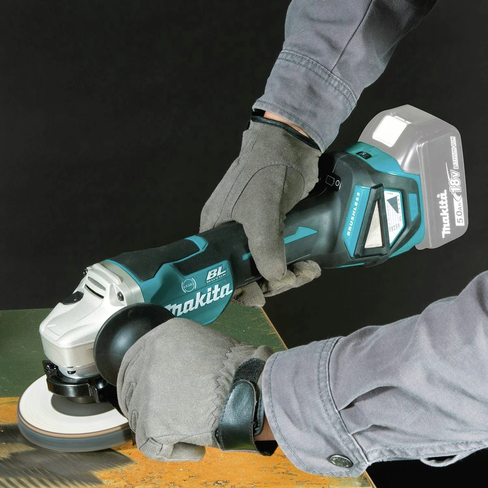 Makita XAG20Z 18V LXT Lithium-Ion Brushless Cordless 4-1/2 In. Or 5 In. Paddle Switch Cut-Off/Angle Grinder With Electric Brake (Tool Only) 13 Makita XAG20Z 18V LXT Lithium-Ion Brushless Cordless 4-1/2 In. Or 5 In. Paddle Switch Cut-Off/Angle Grinder With Electric Brake (Tool Only) - Image 11