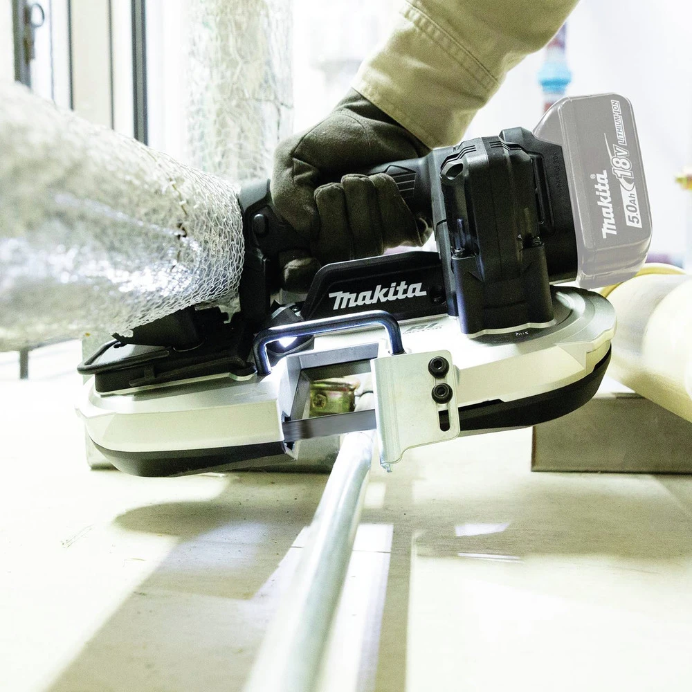 Makita XBP05ZB 18V LXT Sub-Compact Brushless Lithium-Ion Cordless Band Saw (Tool Only) 13 Makita XBP05ZB 18V LXT Sub-Compact Brushless Lithium-Ion Cordless Band Saw (Tool Only) - Image 11