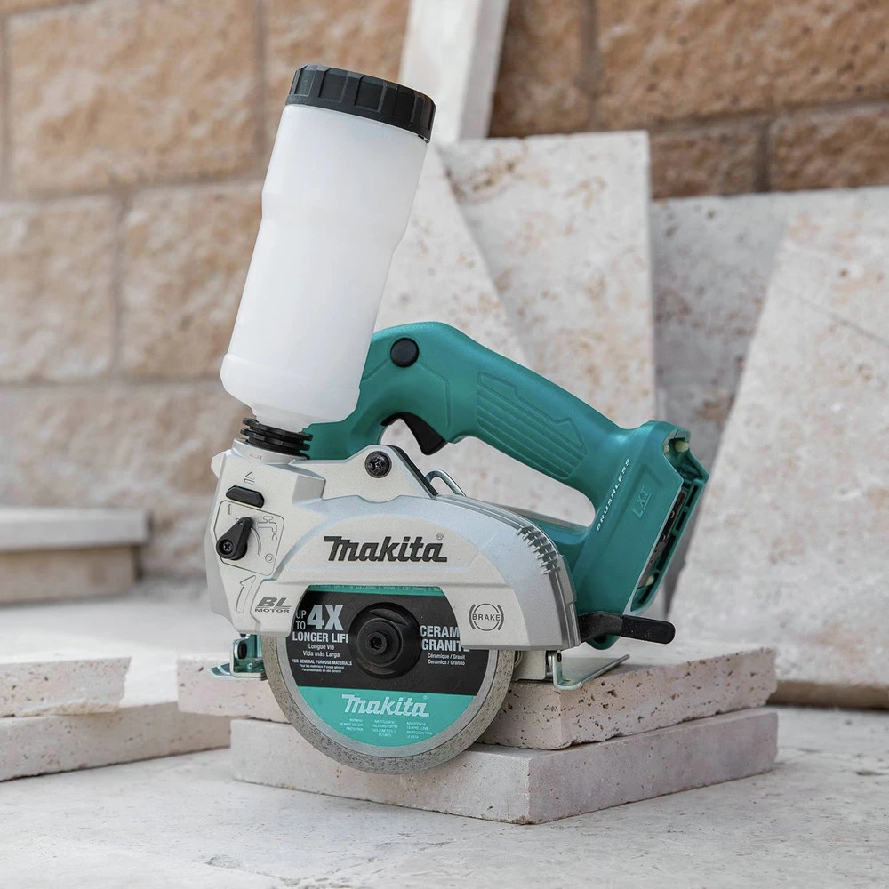 Makita XCC01Z 18V LXT AWS Capable Brushless Lithium-Ion 5 In. Cordless Wet/Dry Masonry Saw (Tool Only) 9 Makita XCC01Z 18V LXT AWS Capable Brushless Lithium-Ion 5 In. Cordless Wet/Dry Masonry Saw (Tool Only) - Image 7