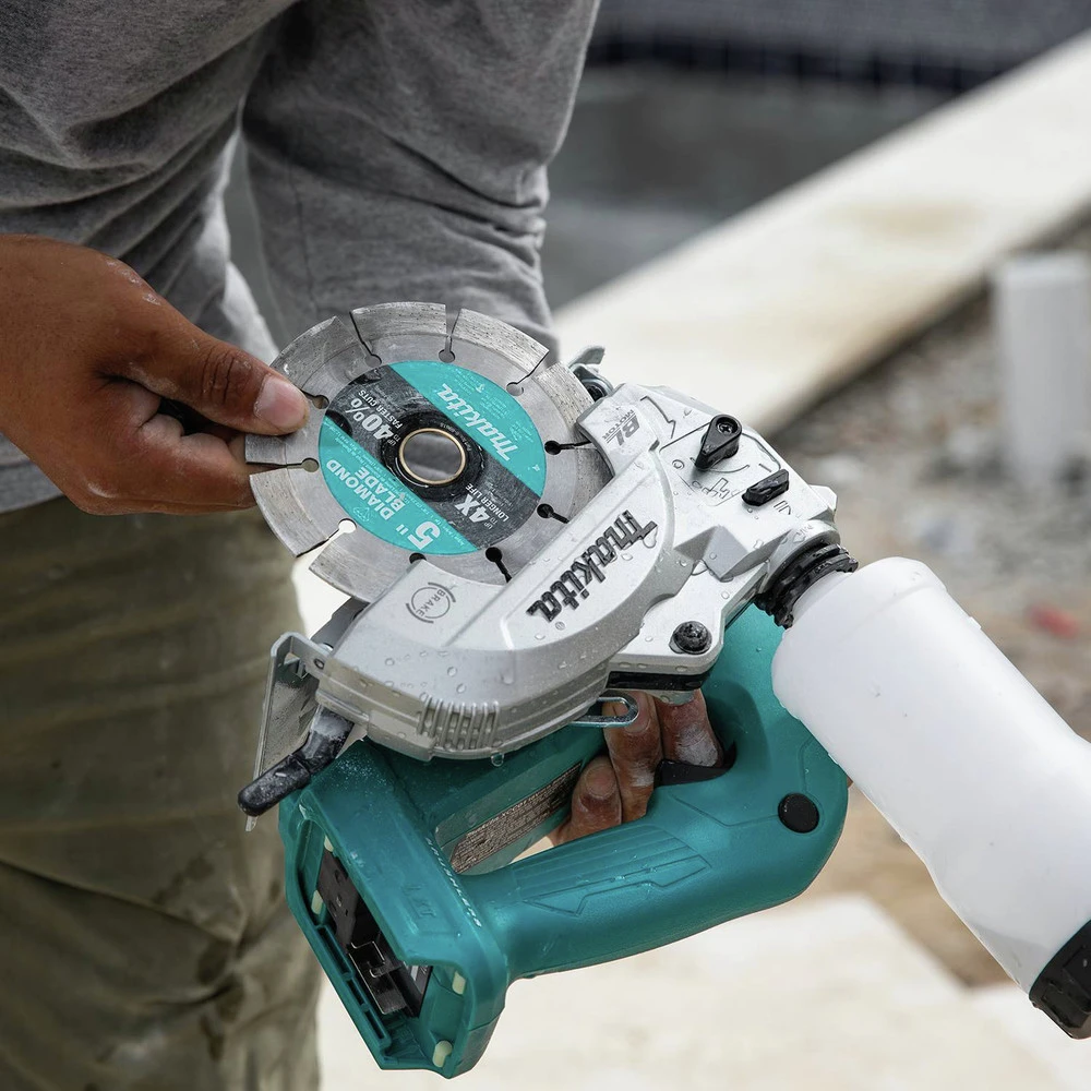 Makita XCC01Z 18V LXT AWS Capable Brushless Lithium-Ion 5 In. Cordless Wet/Dry Masonry Saw (Tool Only) 10 Makita XCC01Z 18V LXT AWS Capable Brushless Lithium-Ion 5 In. Cordless Wet/Dry Masonry Saw (Tool Only) - Image 8