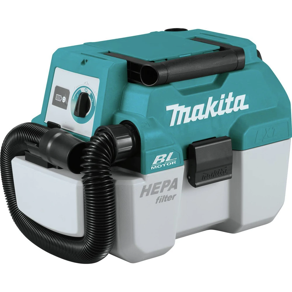 Makita XCV11Z 18V LXT Lithium-Ion Brushless 2 Gallon HEPA Filter Portable Wet/Dry Dust Extractor/Vacuum (Tool Only) 3 Makita XCV11Z 18V LXT Lithium-Ion Brushless 2 Gallon HEPA Filter Portable Wet/Dry Dust Extractor/Vacuum (Tool Only)