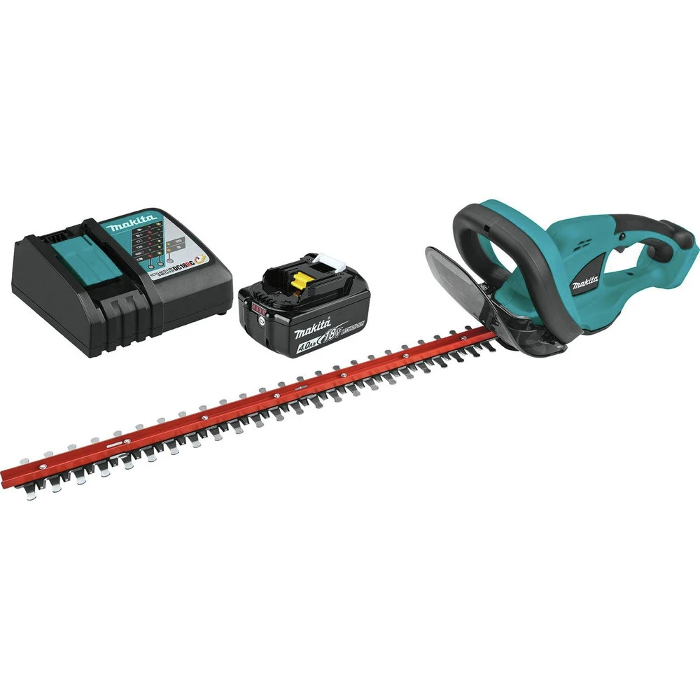 Makita XHU02M1 18V LXT 4.0 Ah Cordless Lithium-Ion 22 In. Hedge Trimmer Kit 3 Makita XHU02M1 18V LXT 4.0 Ah Cordless Lithium-Ion 22 In. Hedge Trimmer Kit