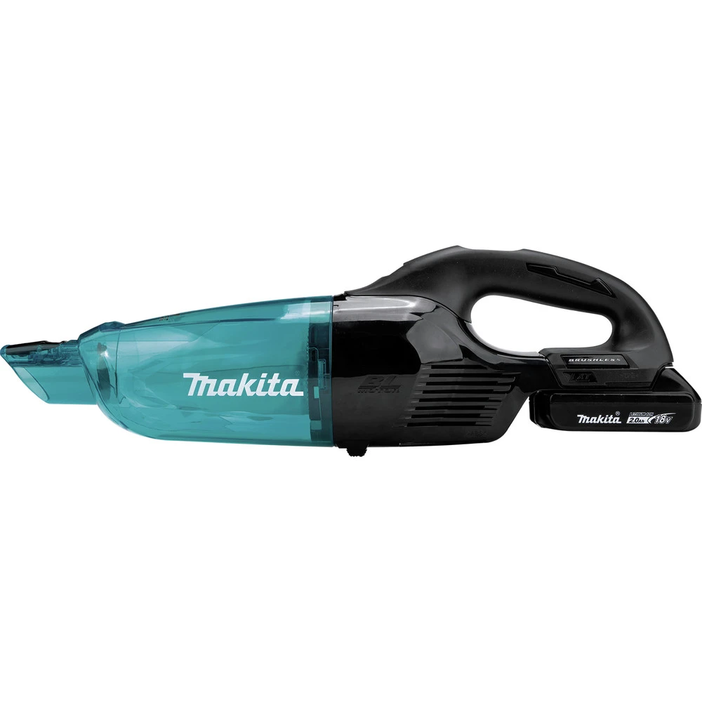 Makita XLC04R1BX4 18V LXT Lithium-ion Compact Brushless Cordless 3-Speed Vacuum Kit With Push Button (2 Ah) 7 Makita XLC04R1BX4 18V LXT Lithium-ion Compact Brushless Cordless 3-Speed Vacuum Kit With Push Button (2 Ah) - Image 5