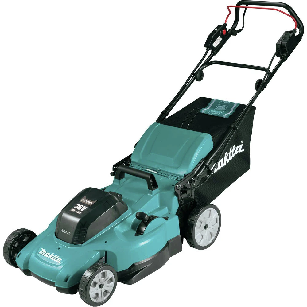 Makita XML10CT1 18V X2 (36V) LXT Lithium-ion 21 In. Cordless Lawn Mower Kit With 4 Batteries (5 Ah) 4 Makita XML10CT1 18V X2 (36V) LXT Lithium-ion 21 In. Cordless Lawn Mower Kit With 4 Batteries (5 Ah) - Image 2