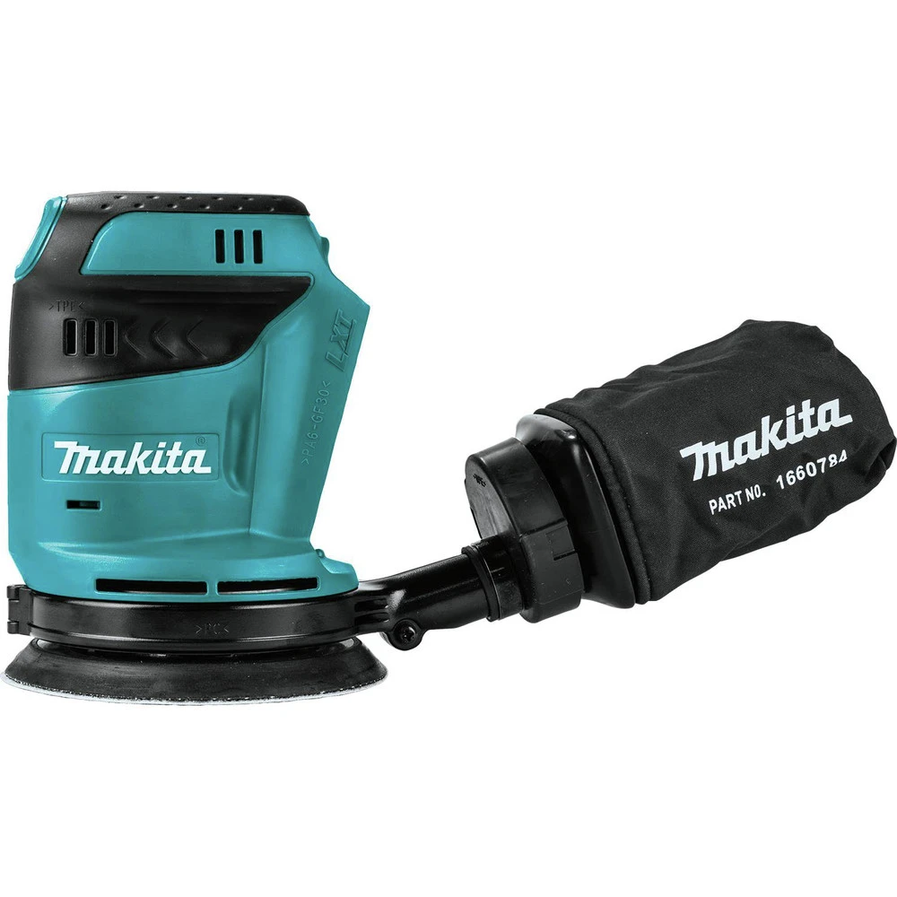 Makita XOB01Z-BL1840DC1 18V LXT Lithium-Ion 5 In. Cordless Random Orbit Sander And Battery With Charger Starter Pack Bundle (4 Ah) 6 Makita XOB01Z-BL1840DC1 18V LXT Lithium-Ion 5 In. Cordless Random Orbit Sander And Battery With Charger Starter Pack Bundle (4 Ah) - Image 4