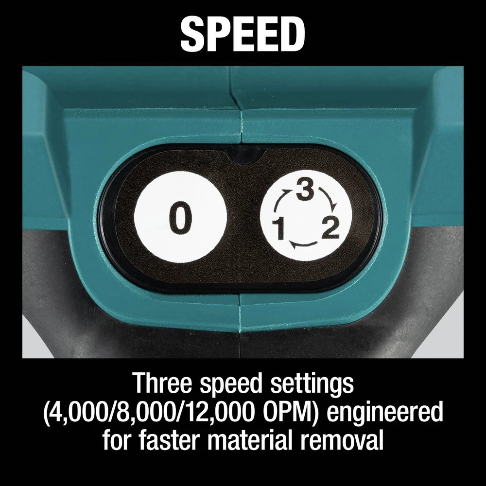 Makita XOB03Z 18V LXT Brushless AWS Lithium-Ion 1/3 In. Cordless Sheet Finishing Sander (Tool Only) 8 Makita XOB03Z 18V LXT Brushless AWS Lithium-Ion 1/3 In. Cordless Sheet Finishing Sander (Tool Only) - Image 6