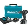 Factory Reconditioned Makita XPH11RB-R 18V LXT Brushless Sub-Compact Lithium-Ion 1/2 In. Cordless Hammer Drill Driver Kit With 2 Batteries (2 Ah) -Cheap Makita Store mktnxph11rb