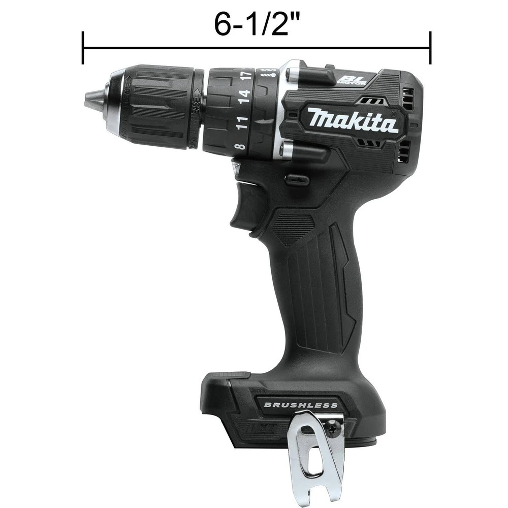 Makita XPH15ZB 18V LXT Brushless Sub-Compact Lithium-Ion 1/2 In. Cordless Hammer Drill-Driver (Tool Only) 4 Makita XPH15ZB 18V LXT Brushless Sub-Compact Lithium-Ion 1/2 In. Cordless Hammer Drill-Driver (Tool Only) - Image 2