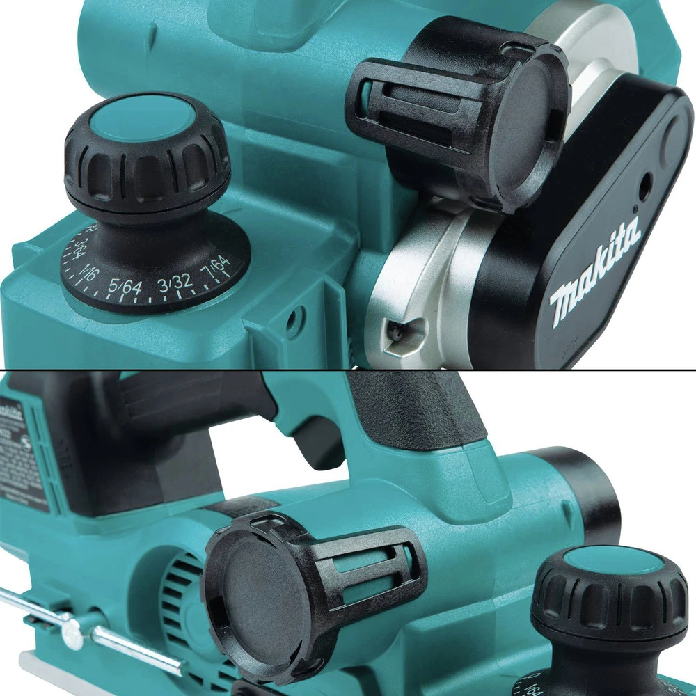 Makita XPK02Z 18V LXT AWS Capable Brushless Lithium-Ion 3-1/4 In. Cordless Planer (Tool Only) 14 Makita XPK02Z 18V LXT AWS Capable Brushless Lithium-Ion 3-1/4 In. Cordless Planer (Tool Only) - Image 12