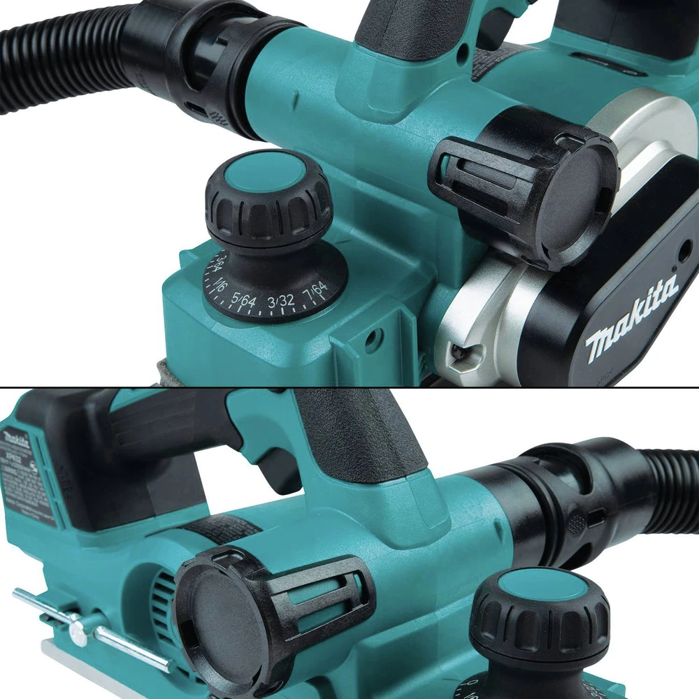 Makita XPK02Z 18V LXT AWS Capable Brushless Lithium-Ion 3-1/4 In. Cordless Planer (Tool Only) 15 Makita XPK02Z 18V LXT AWS Capable Brushless Lithium-Ion 3-1/4 In. Cordless Planer (Tool Only) - Image 13