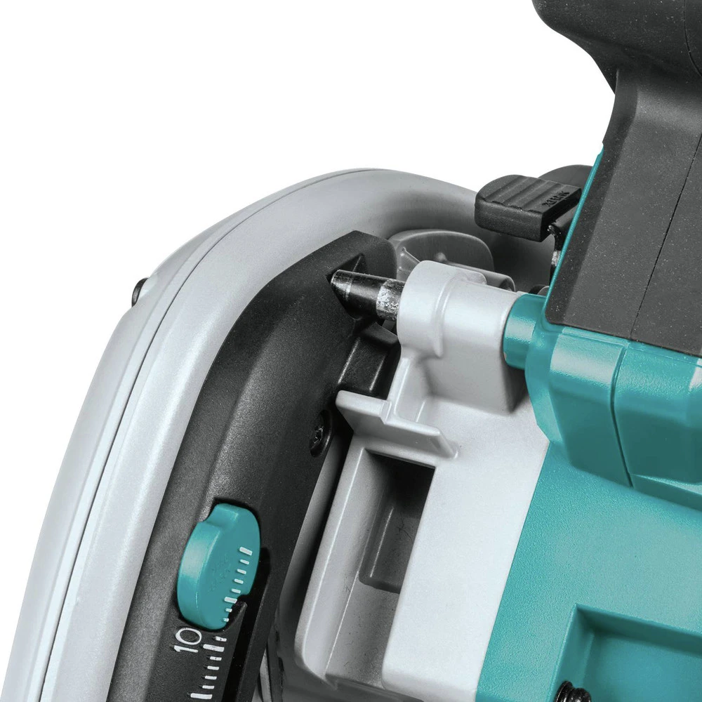 Makita XPS01PMJ-194368-5 18V X2 (36V) LXT Brushless Lithium-Ion 6-1/2 In. Cordless Plunge Circular Saw Kit With 2 Batteries (4 Ah) And 55 In. Guide Rail 16 Makita XPS01PMJ-194368-5 18V X2 (36V) LXT Brushless Lithium-Ion 6-1/2 In. Cordless Plunge Circular Saw Kit With 2 Batteries (4 Ah) And 55 In. Guide Rail - Image 14