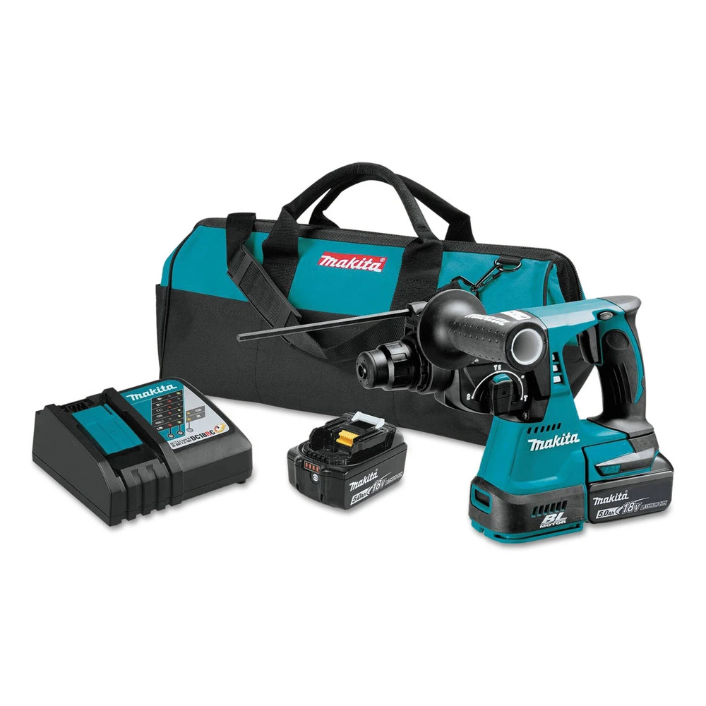 Makita XRH01T 18V LXT Lithium-Ion Brushless 1 In. Cordless Rotary Hammer Kit (5 Ah) 3 Makita XRH01T 18V LXT Lithium-Ion Brushless 1 In. Cordless Rotary Hammer Kit (5 Ah)